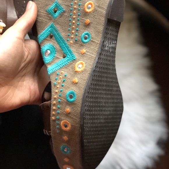 Sam Edelman boho festival Wedges - Picture 7 of 8